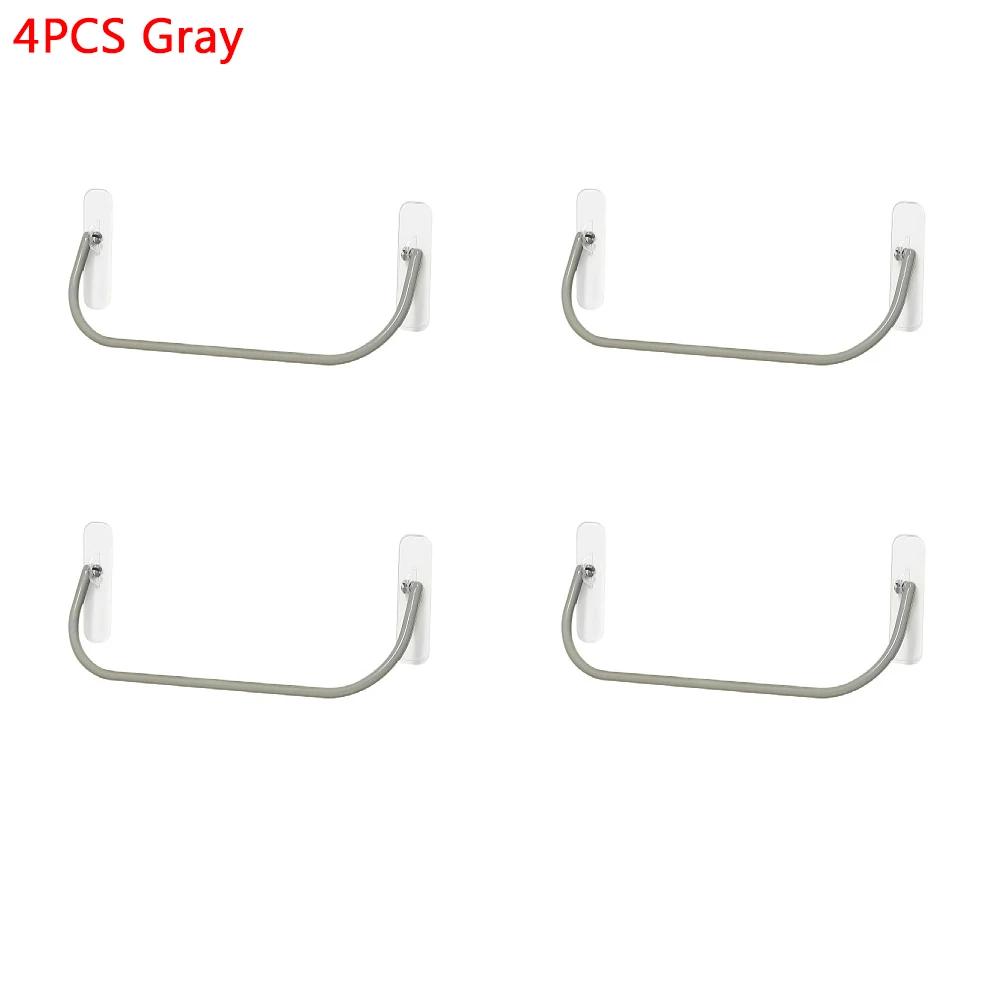 1/4 Stück Schuhregal Wandmontiert Einfach Badezimmer Hausschuhe Haken Halterung Schuhregal Aufbewahrung Kleiderbügel Schuhregal Kleiderbügel