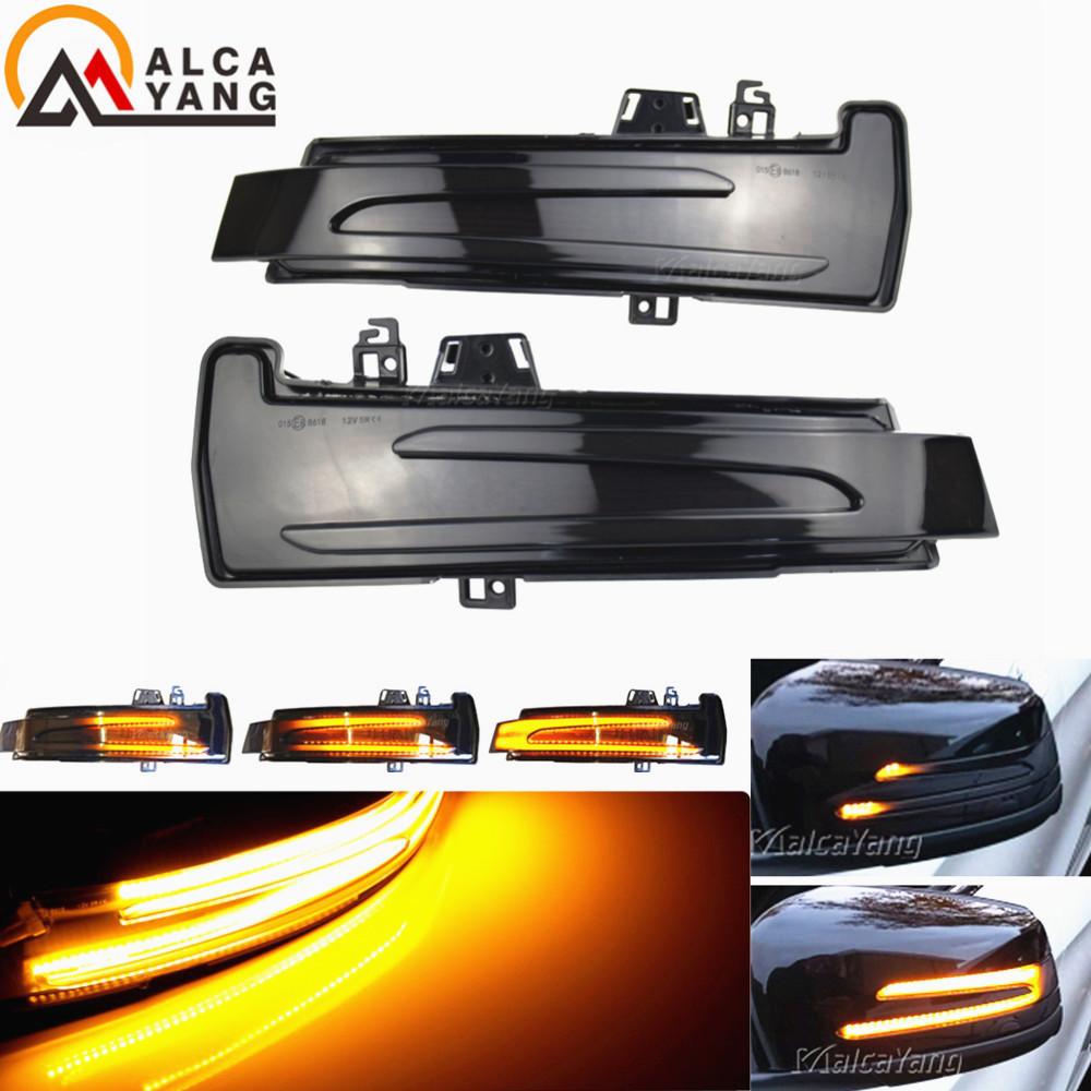 Dynamic Turn Signal Rearview Mirror Indicator Blinker Light For Mercedes Benz A B C E S CLA GLA CLS W176 W246 W204 W212 X156