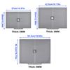 SW L/M/S Silicone Drain Pad Slope Draining Pads Kitchen Tableware Non-slip Mat Dish Drying Pad Heat-Resistant Pot Mats Coaster