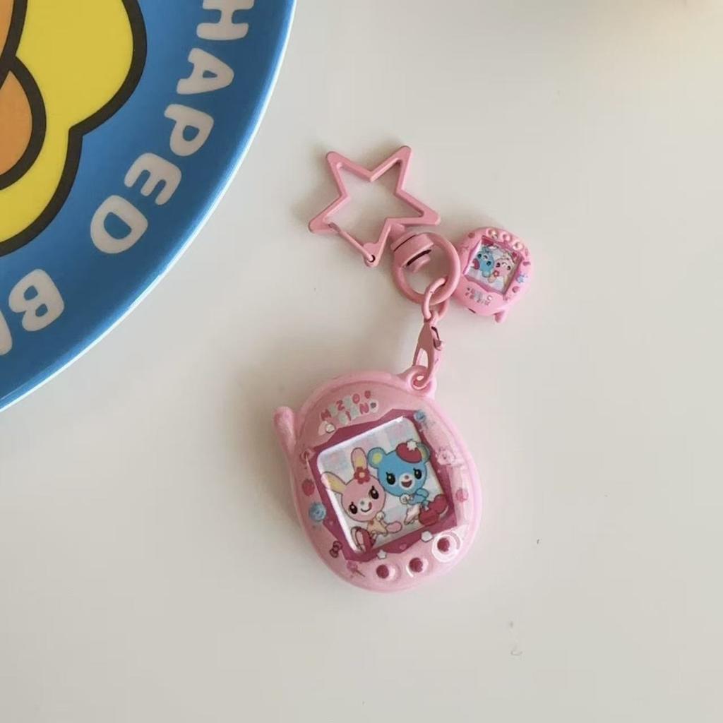 Animation Design Tamagotchi Charms Sanrio Character Collection Line My Melody Cinnamoroll HelloKitty Figure Key Ring Adorable Pendant Kid Surprise