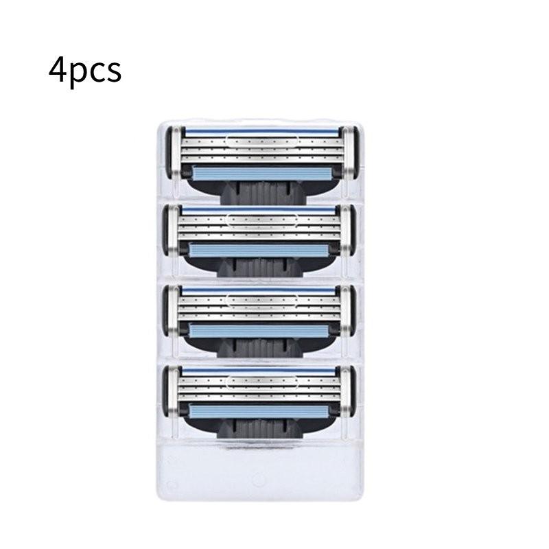 Manual Gillette Men Three Layers Stainless Steel Razor Holder Shave Quick