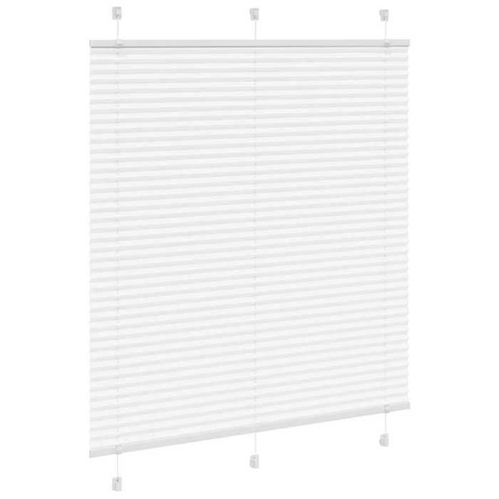 VidaXL Store Plissé Blanc 120x150cm Largeur Du Tissu 119,4cm Polyester, Store Plissé De Fenêtre, Store Accordéon, Store 4015504