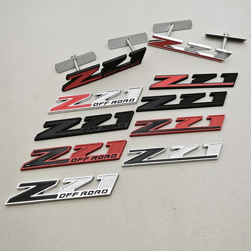 3D Metal Logo Z71 Emblem Car Front Grille Badge Trunk Sticker For Chevrolet Tahoe Colorado Cheyenne Chevy Silverado Accessories