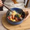Japanese Style Ceramic Tableware Ramen Bowl Instant Noodle Bowl Kitchen Soup Dinnerware Set Fruit Salad Rice Bowls Restaurant