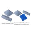 2pcs Drill Mounting Template Template Guide Cabinet Handle Drill Mounting Kit for Cabinet Knobs Drawer Pulls Cabinet Hardware