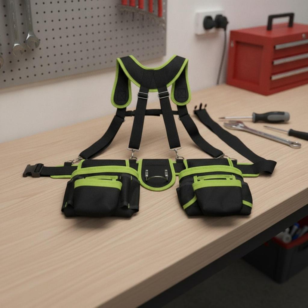 Sac à Outils avec Harnais Ceinture Robuste Bretelles Robustes
