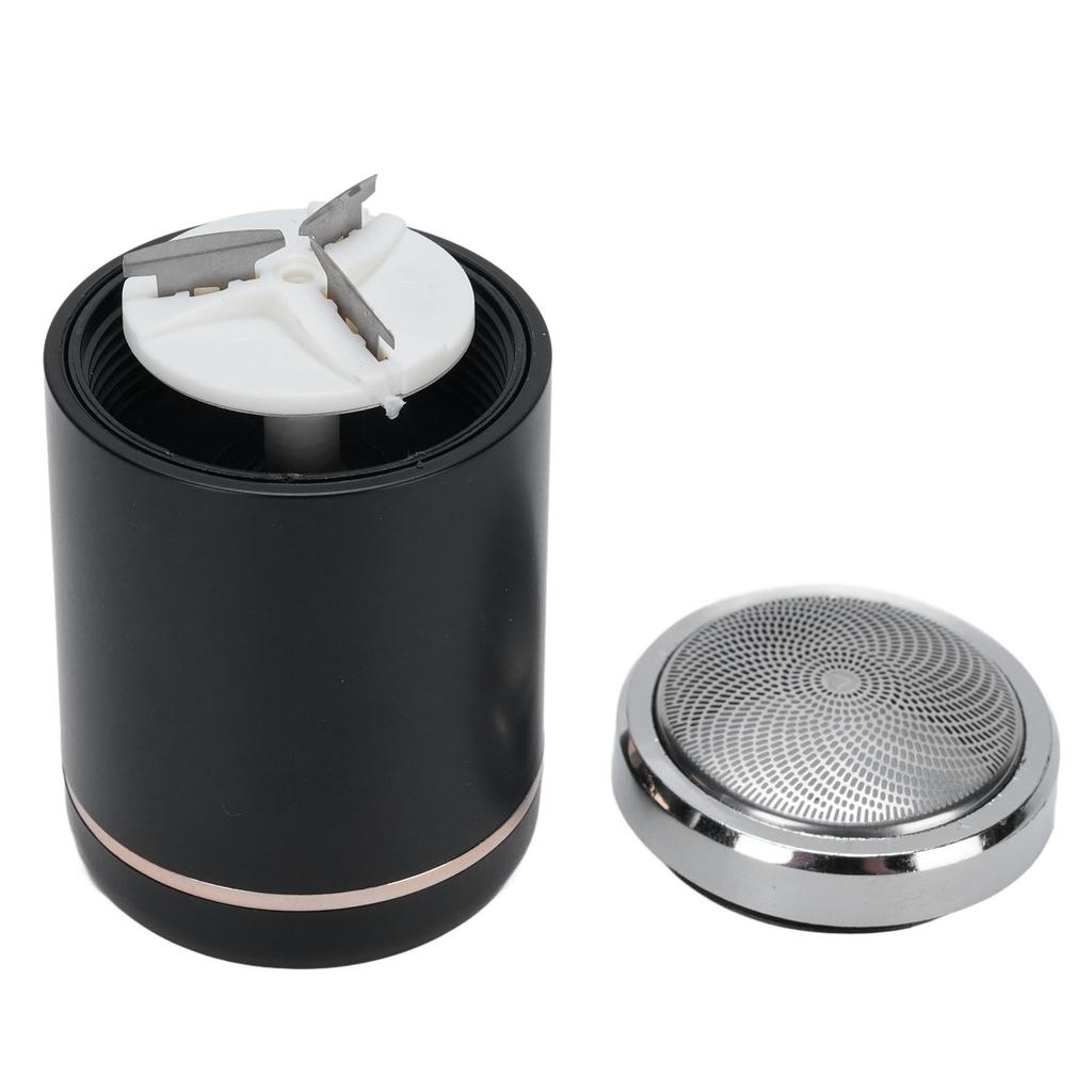 Beard Trimmer USB Rechargeable Travel Mini Electric Beard Trimmer Clipper for Beard Grooming Trimming Black