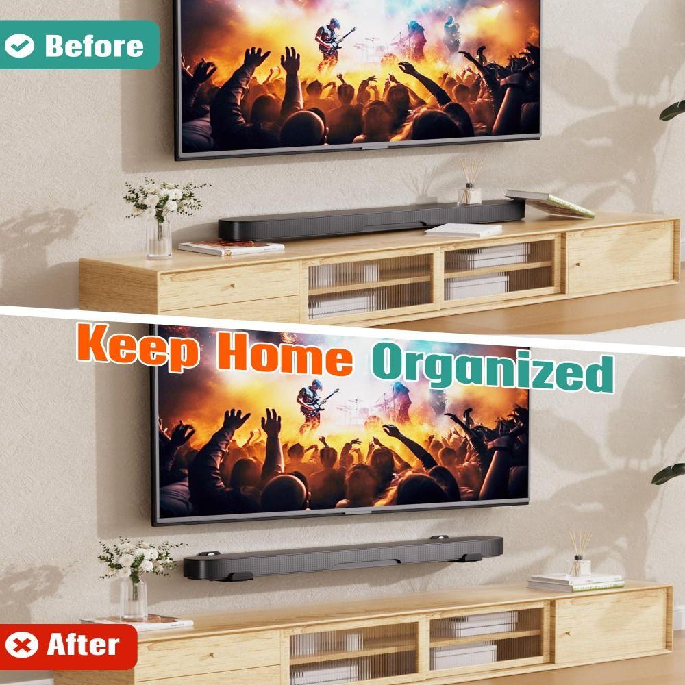 2pcs Space Efficient Speaker Wall Mount Heavy Duty Speaker Hangers Floating Rack  Soundbars