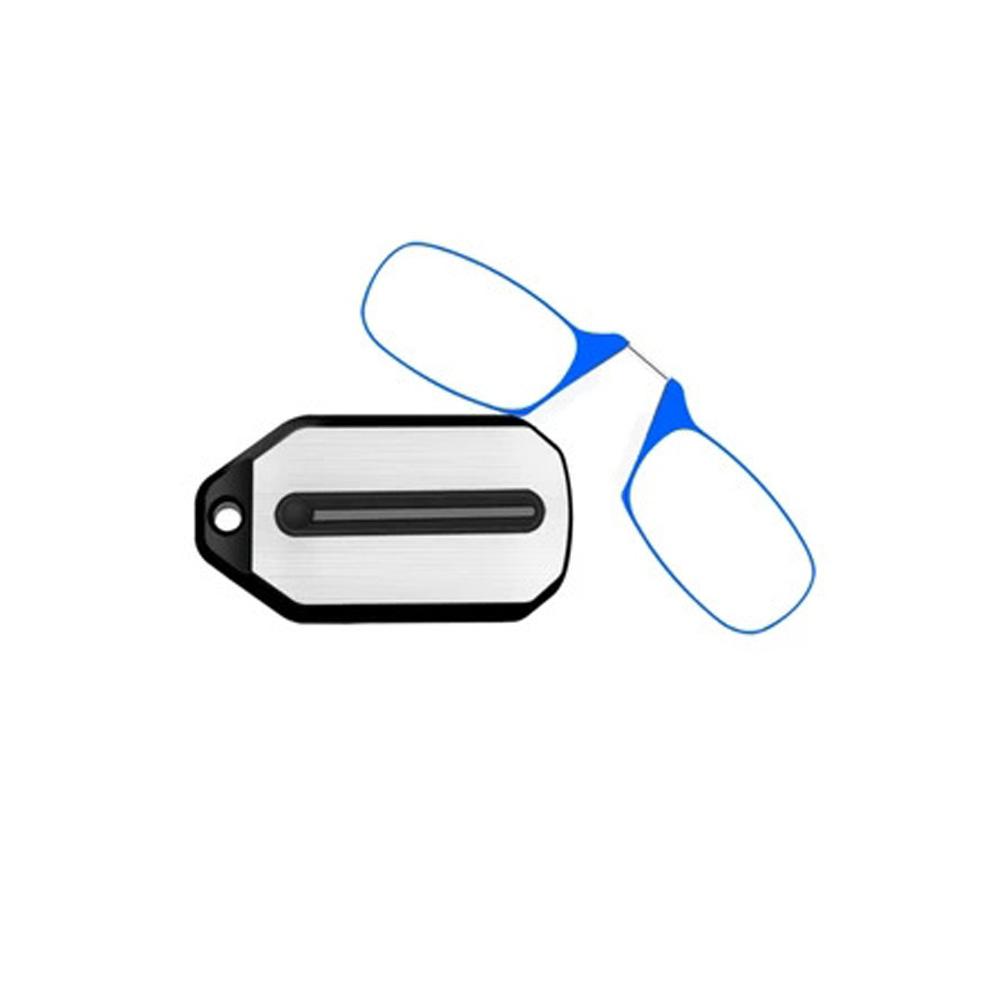 Ultralight Clip-on Reading Glasses Folding Legless Keychain Glasses Portable Presbyopic +1.0 To +3.0 for Men Women