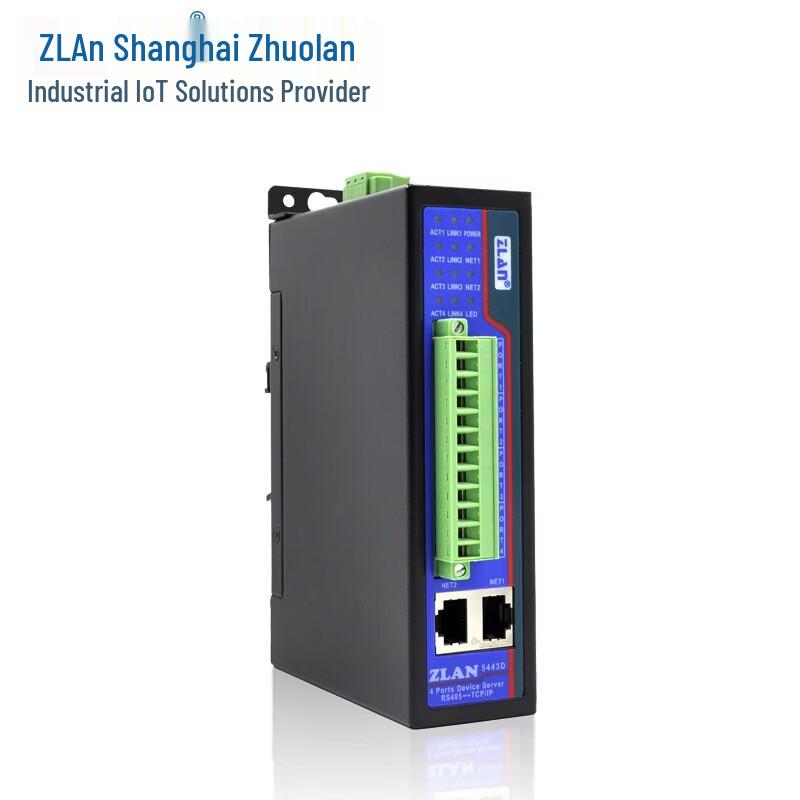 ZLAN 5443D 4-Port RS485 Ethernet Serial Server