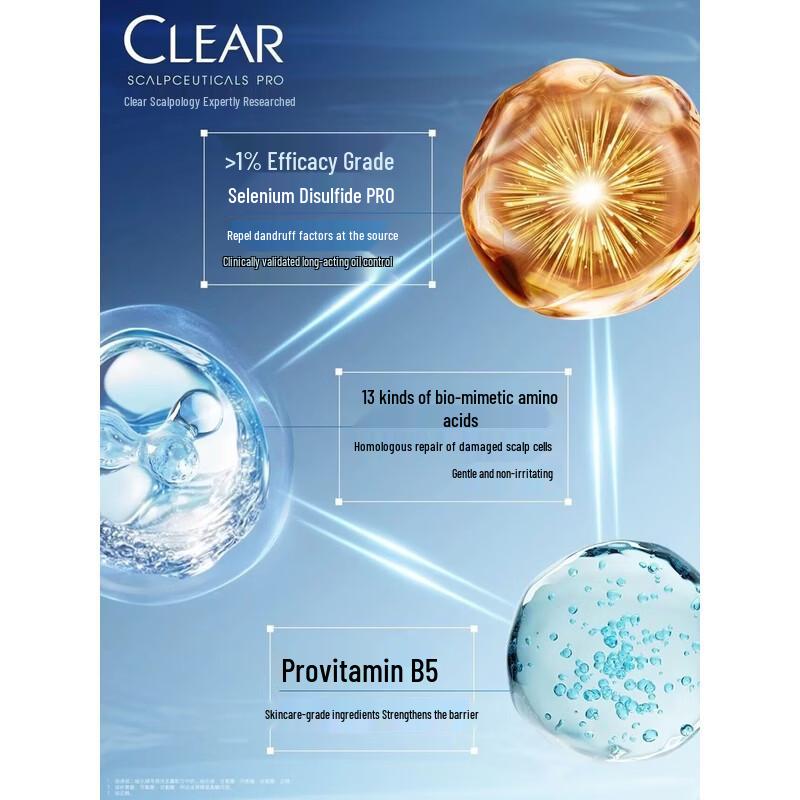 CLEAR 1% Selenium Sulfide Anti-Dandruff Shampoo