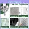 Abs Suction Cup Hook Pack Of Strong No Drill Wall Mount Bathroom Organizer For Kitchen And Shower