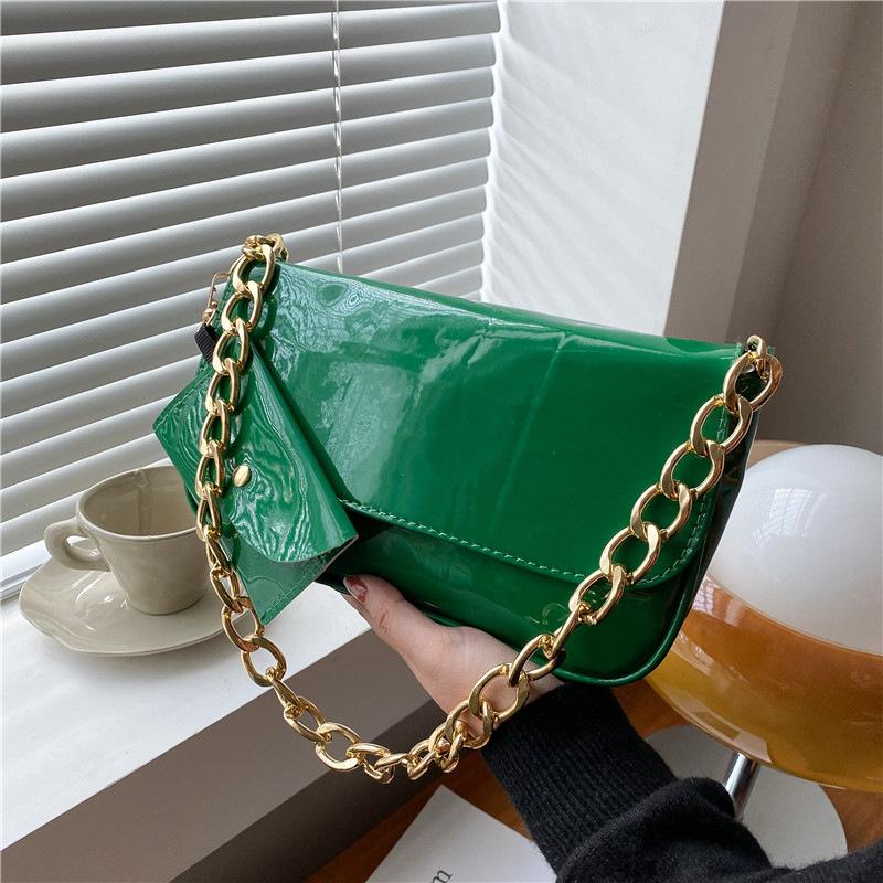 

Одна плечевая сумка Флип Мода Цепочка Маленькая квадратная сумка Женский рюкзак Сумка-мессенджер