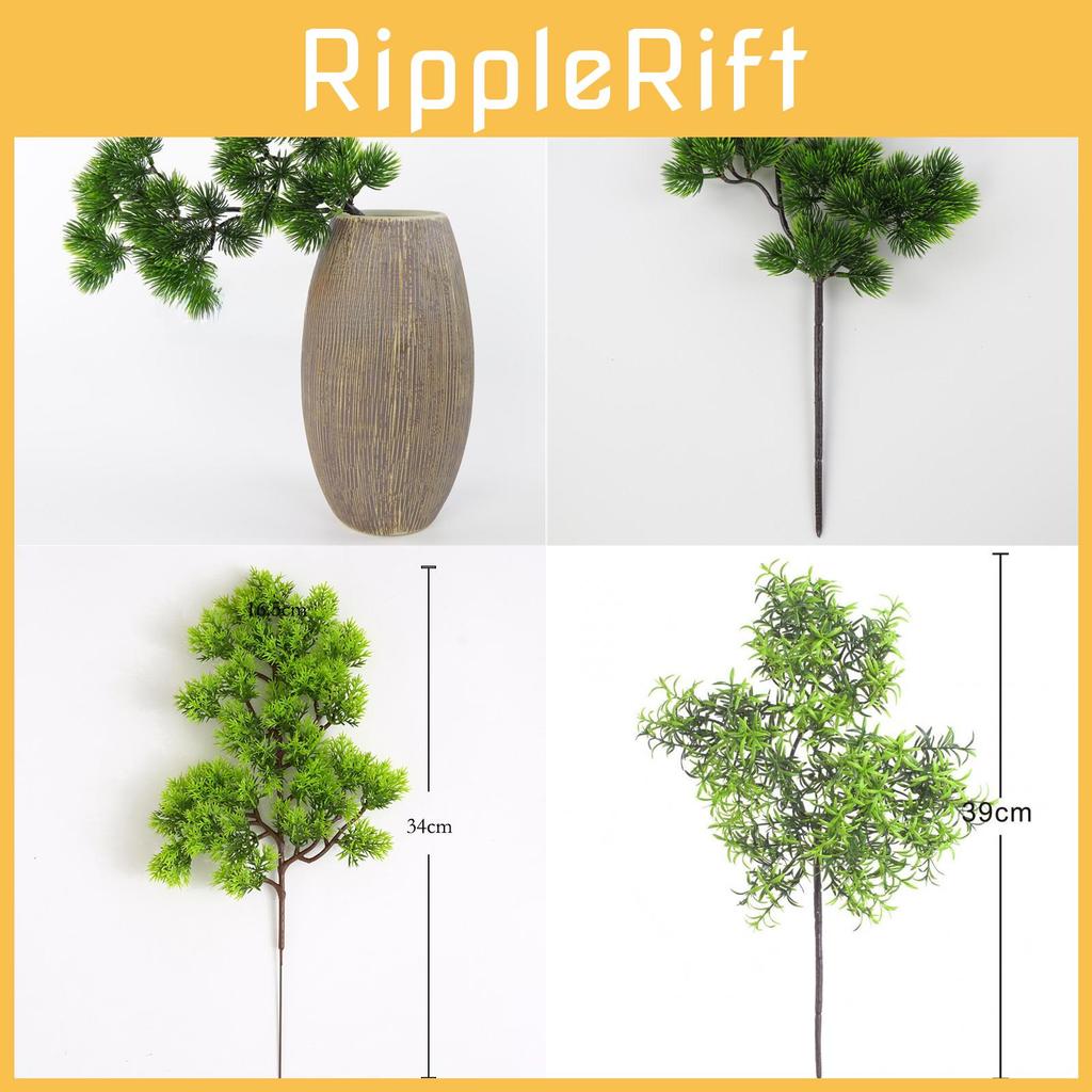 Zucc Pinus Bungeana Single Branch Beautiful Artificial Plant Realistic Decor