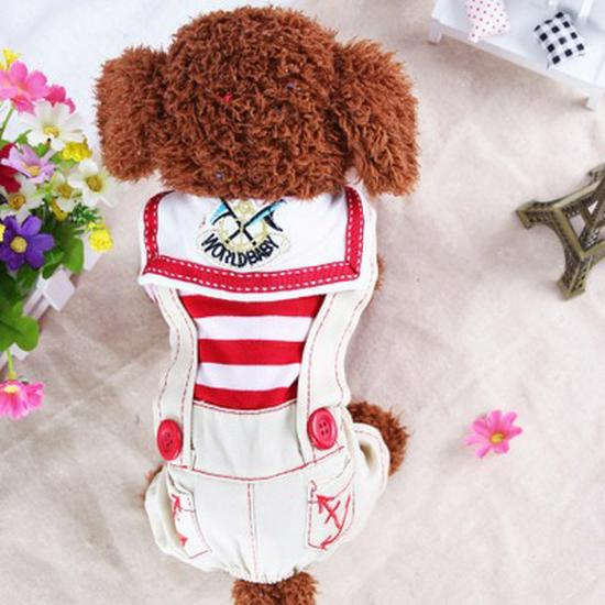 One-Piece Dog Outfit for All Seasons – Ideal for Teddy, Poodle, and Bichon Frise Puppies