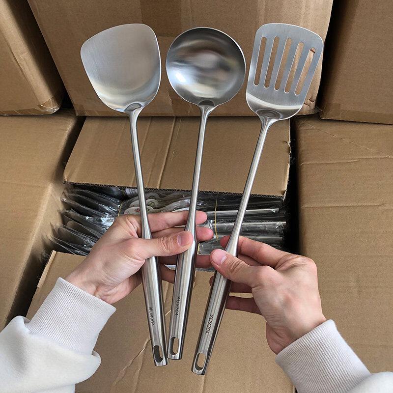 Ruhan Food-Grade 304 Stainless Steel 3-Piece Cookware Utensil Set