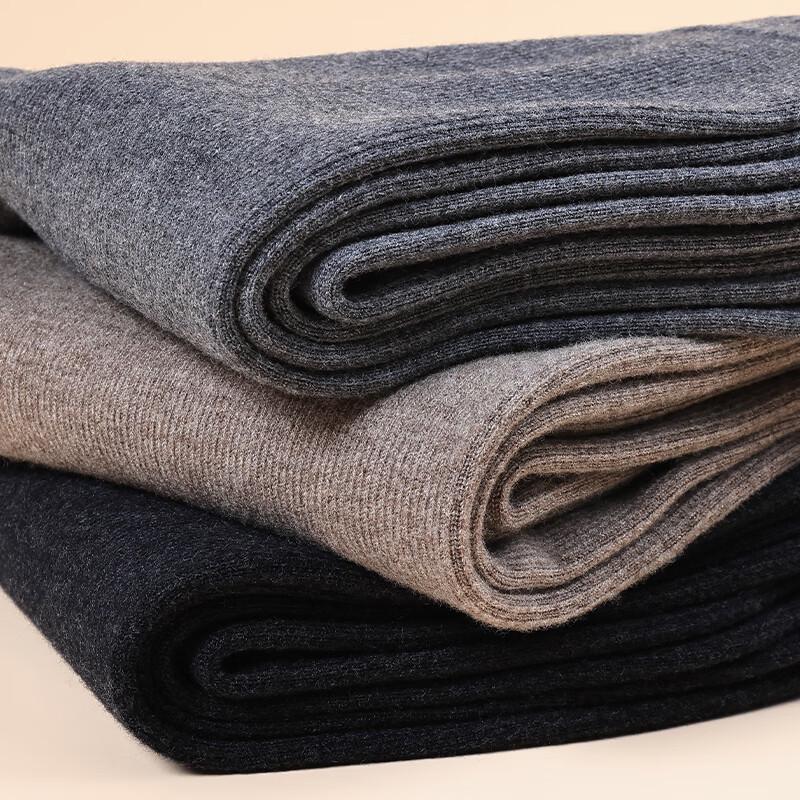 Hengyuanxiang Men's 100% Wool Thermal Pants