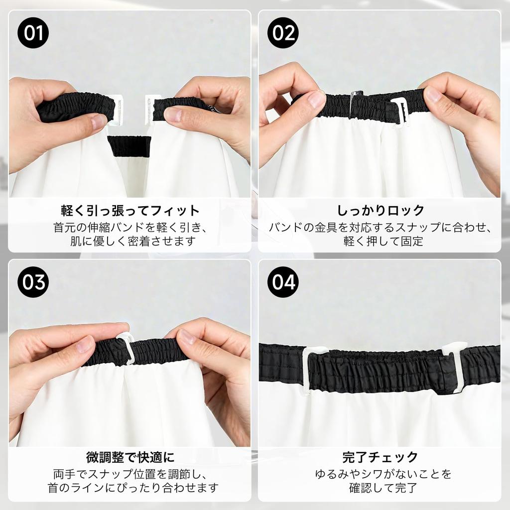 Ranva Haircut with for Adults and Hairdressing Pongee Cape, Anti-Static, Sleeves, Adjustable, Children, Dye-Compatible, Cloth, White,