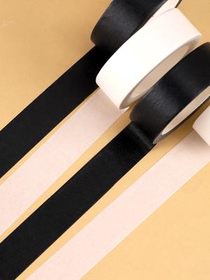1pc Adhesive Masking Washi Tape School Supplies Stationery Length 393.7in Single Colour Basic Washi Tape