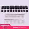 Gold-Plated Futaba JR Servo Plug Sets (10) – Male/Female DIY Extension Cords with Terminals