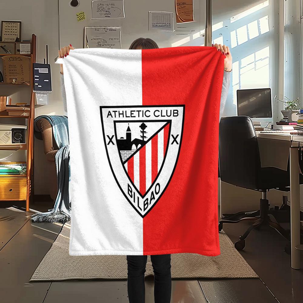 Athletic Club Flannel Blanket, High Quality Comfortable for All Seasons, Home Decor, Warmth and Comfort