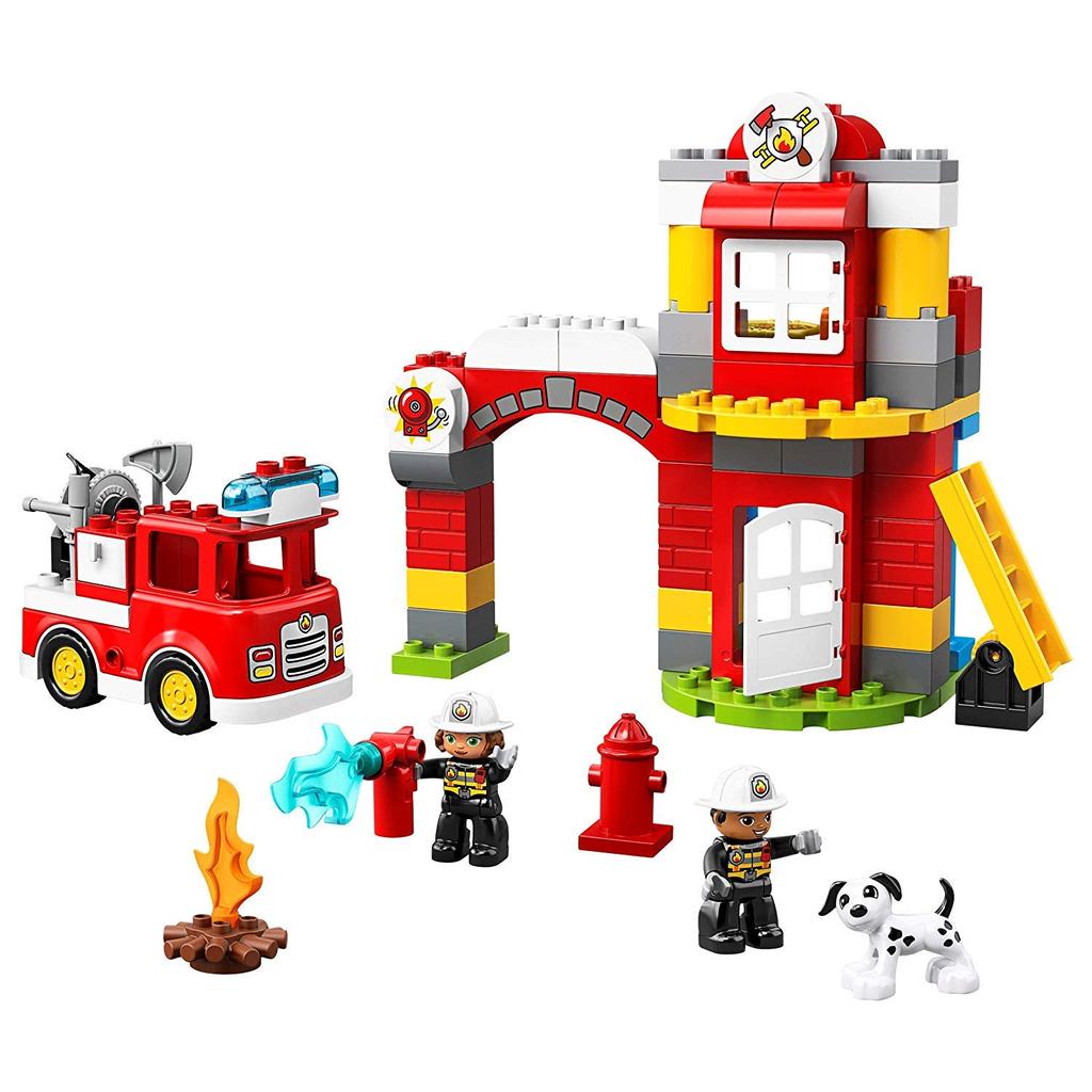 LEGO Duplo Shining! Sounding! Fire truck and fire station 10903