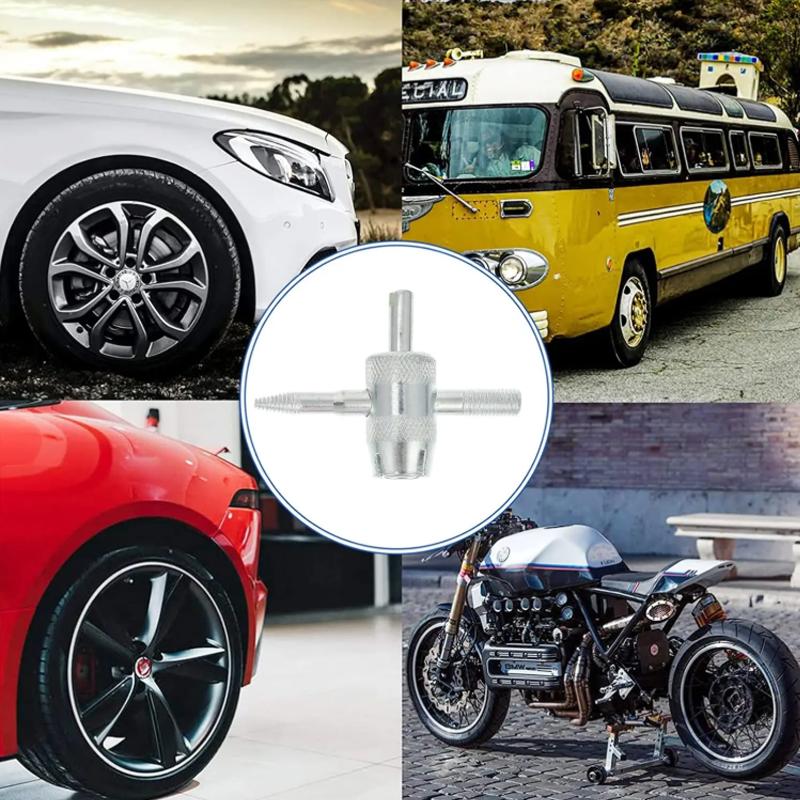 1-5PCS Tyre Valve Core Wrench Four-in-One Tyre Valve Core Screwdriver Universal Deflation Switch Automotive Tyres Repair Tool