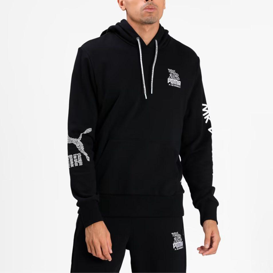 Puma X Mr Doodle Hoodie Sweatshirt Men's Black 598639-01