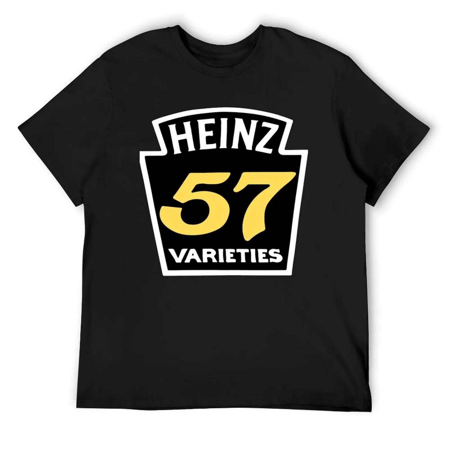 

Heinzs 57s For Fans T-Shirt rapper graphic tees topping Aesthetic clothing fruit of the loom mens t shirts XXXXXL чорний