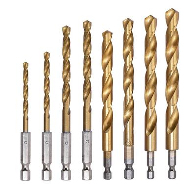 High Hardness 1.5mm-10.0mm Hex Shank Cobalt Twist Drill Drilling Tools Twist Drill Bit Drill Bit