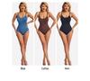 Women's Plus Size Waist Cincher Bodysuit - European & American Postpartum T-Back Corset Underwear