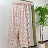Women's New Lounge Pants, Loose-Fitting Spring/Autumn Style, Imitation Cotton, High-Waisted, Comfortable for Home or Casual Wear, Long Length.