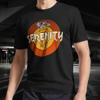 Serenity Logo Aktiv-T-Shirt Lustige Größe Mode Amerikanisches T-Shirt