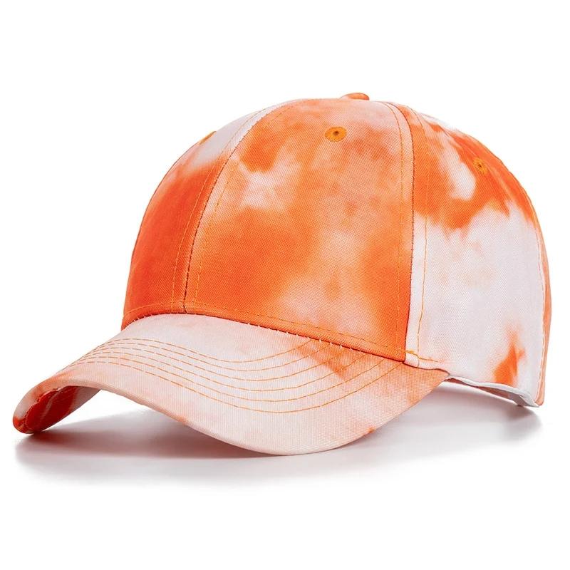 Nouă Moda Femei Tie Dye Cap Multicolor Iregular Print Baseball Cap Femei Outdoor Streetwear Summer Caps Palarii