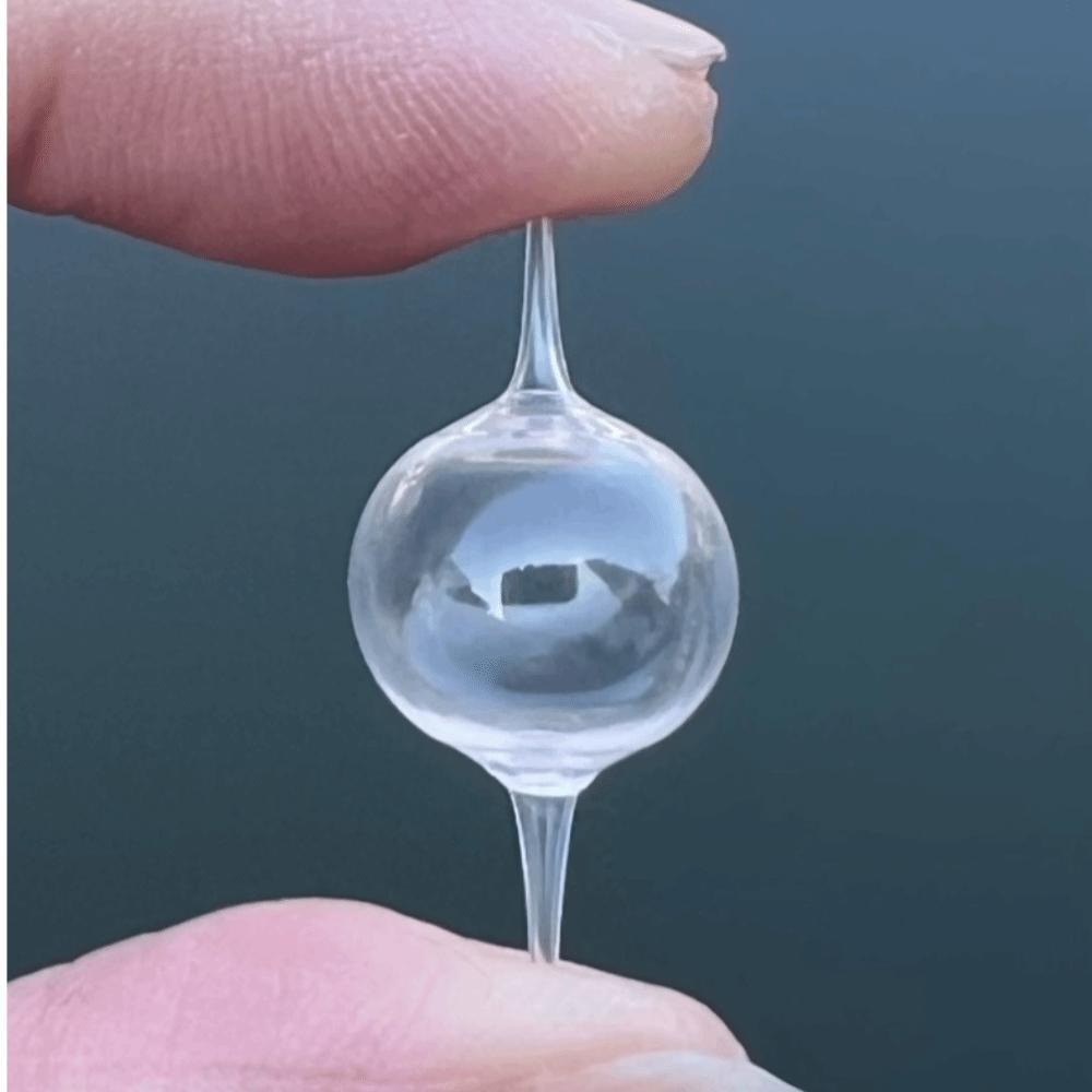 2pcs PP Plastic Slip Bobber Clear Surface Strike Indicator Bobber Fishing Float Surface Float