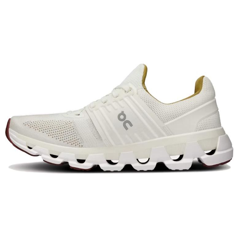On Cloudswift Comfortable Versatile Mesh Shock Absorbing Durable Low Top Training Running Shoes Women sneaker White Green 3WD30181407