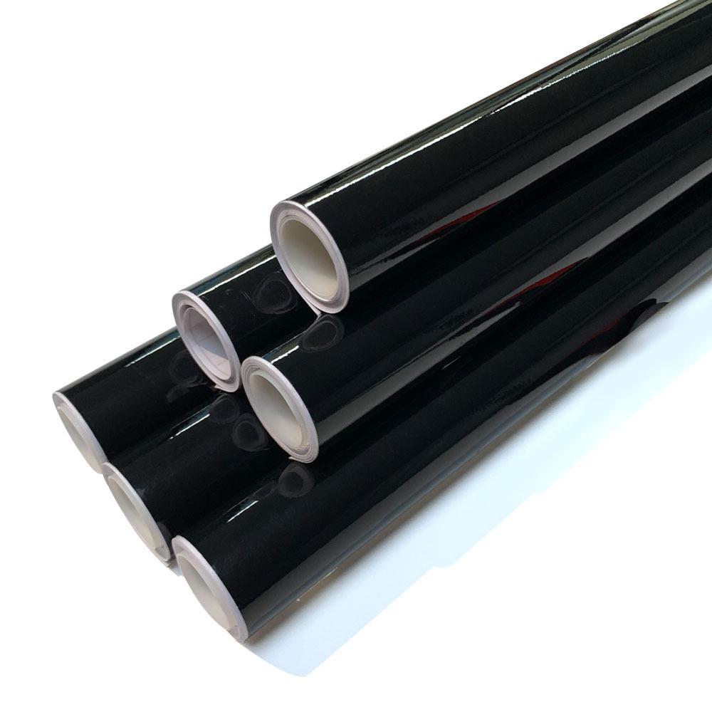 Película de Envelopamento para Carro em Fibra de Carbono Brilhante Fosca 100x300cm com Guia de Ar Autoadesivo