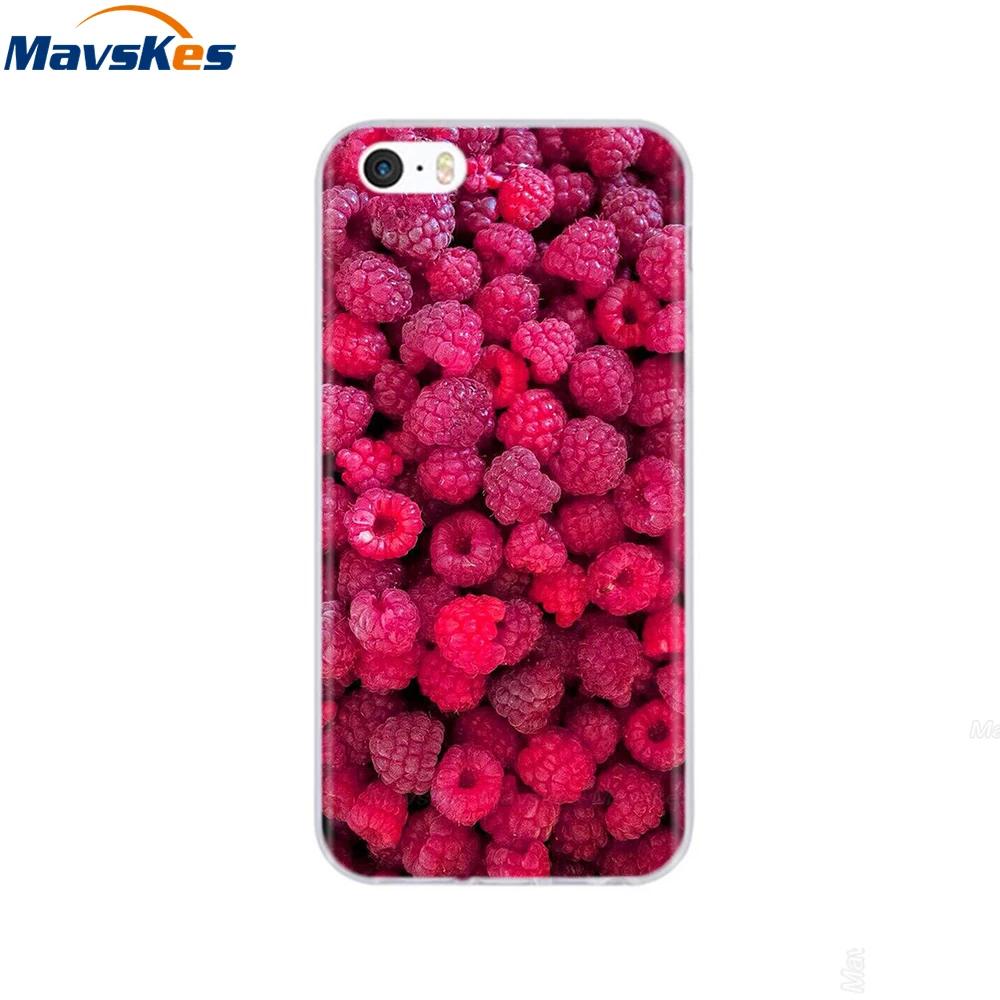 For iPhone 5s SE 5 Case Cover Silicone Soft TPU Cover Print Flower Cute Animal Phone Case For iPhone 6s 6 7 8 Fundas Clear Cases