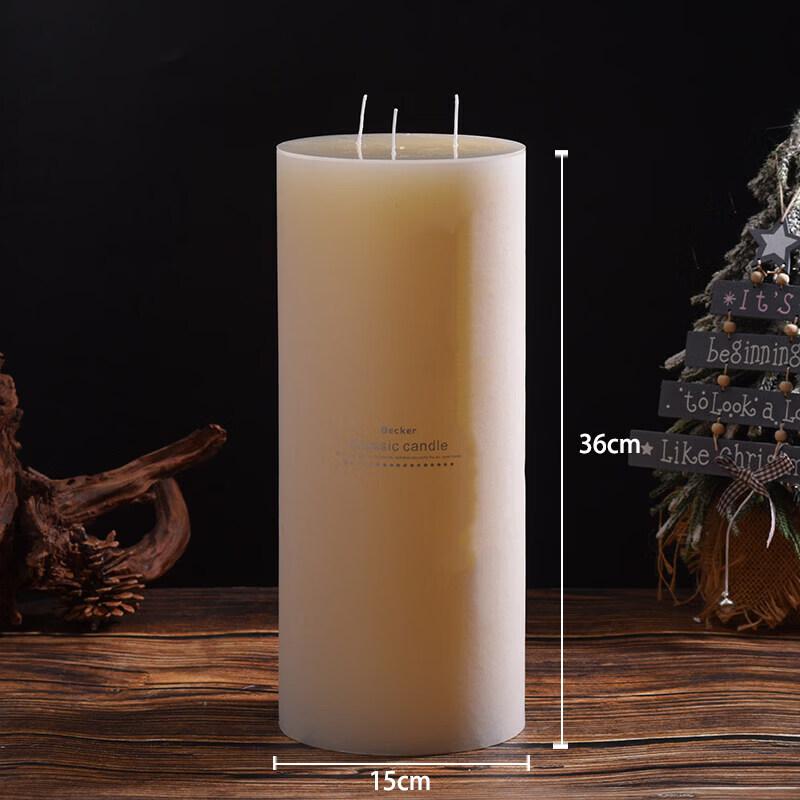 LIEI Classic Ivory White Cup-shaped Candle