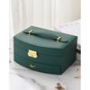 Multi-layer lockable jewelry box, jewelry storage box, princess children's jewelry box, ear jewelry drawer-type storage box