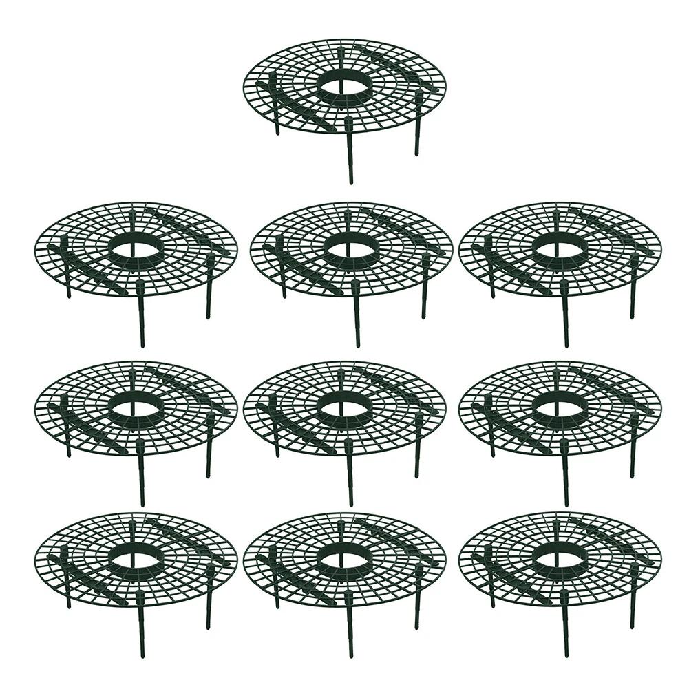 

10pcs Plant Support Strawberry Rack Climbing Vine Props Flower Pillar Gardening Bracket Keeping Elevated To Avoid Ground Rot