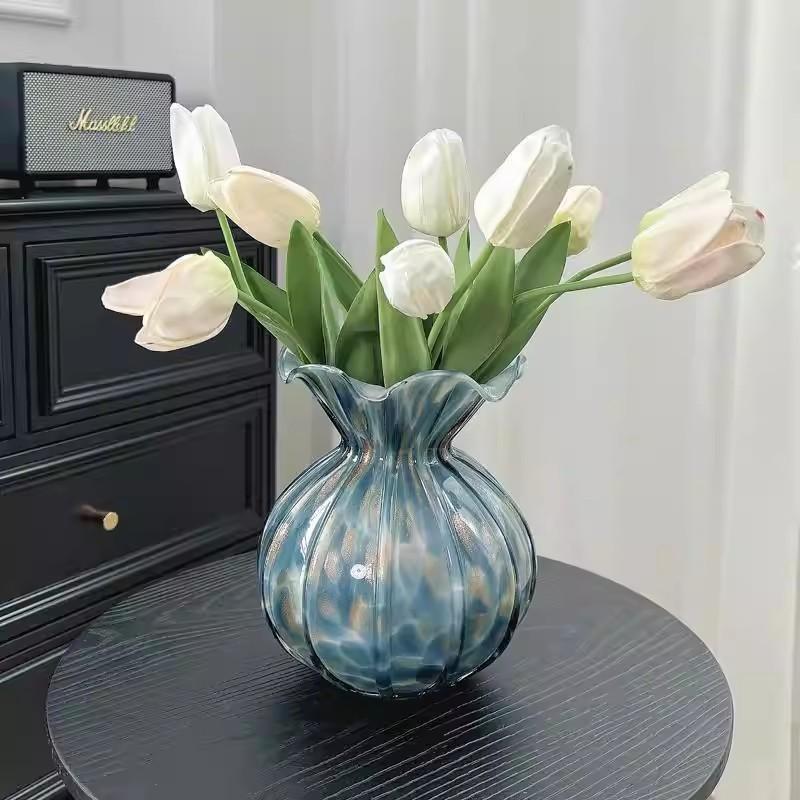Glass Vase Hydroponics Plant Pot Table Decoration Flowers Arrangement Floral Vases Room Aesthetic Decor