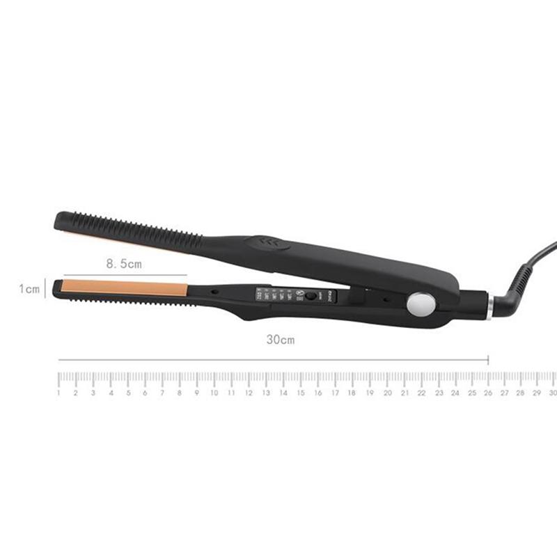 Portable Home Use Flat Iron 2 in 1 Mini Hair Straightener Pencil Adjustable Tools Hair Straightener