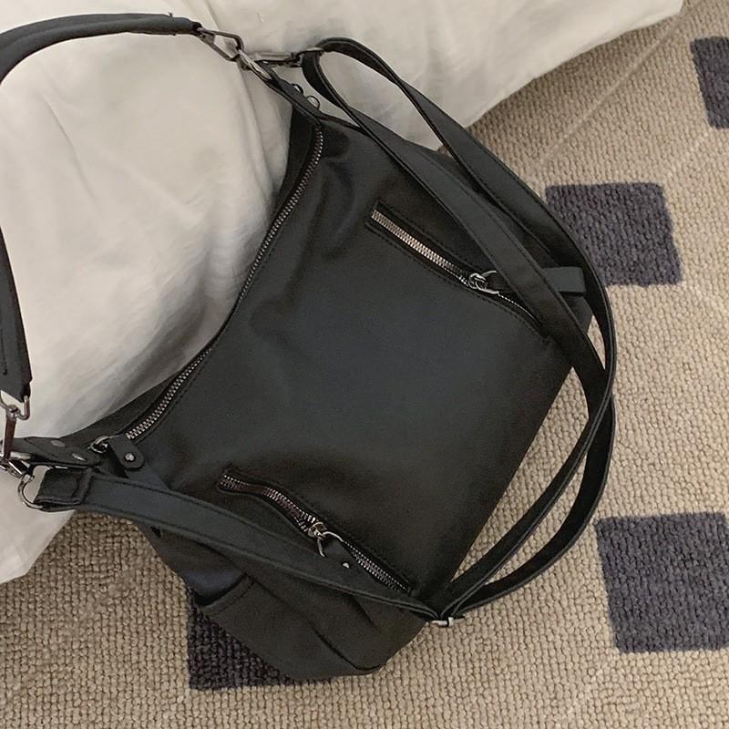 2025 New Mailard Retro Women s Bag Niche Design Large Capacity Commuting Tote Single Shoulder Female чёрный