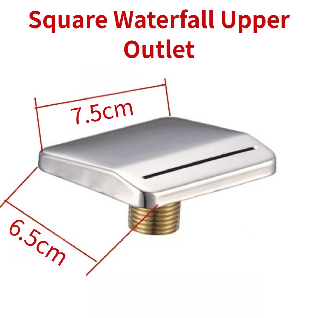 Rectangular Square Stainless Steel Pool Waterfall