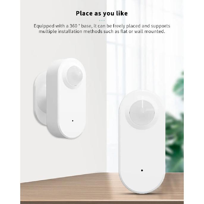 Tuya Zigbee Wifi Human Motion Sensor Smart Home App Remote Control 2.4Ghz PIR Detection Decor Security Alarm Protection