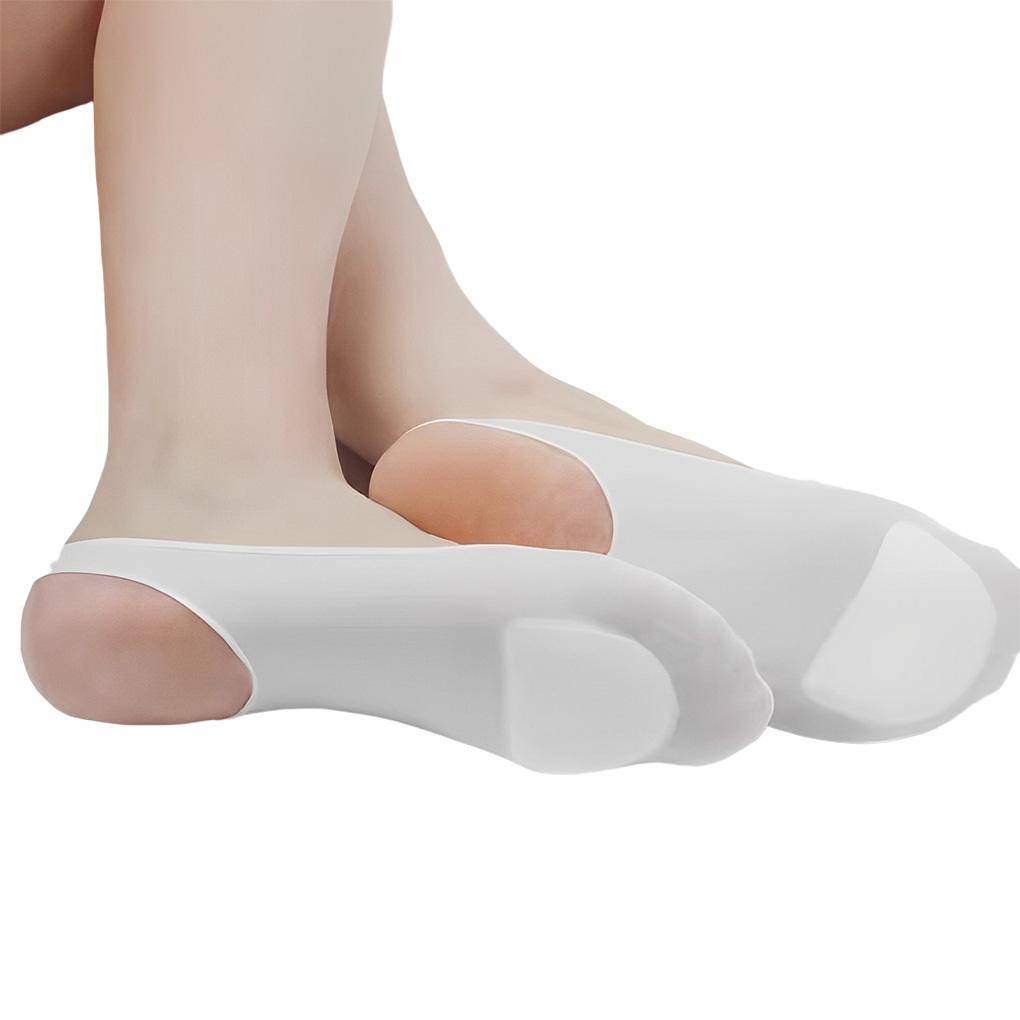 

2 штуки Женские дышащие полиэстеровые носки-лодочки на высоком каблуке для работы, противоскользящие полиэстеровые носки, тонкие носки полупальцы