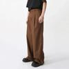 BeatStreet Men's Wear Spring New Suit Pants Loose Straight Korean Fashion Simple Solid Color Male Casual Trousers Wide Leg