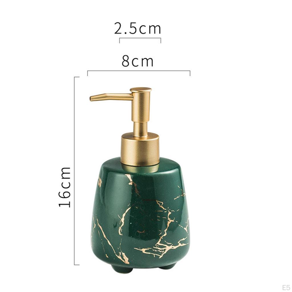 Seifenspender, Flasche Nachfüllbar Handpumpe Glas Duschgel Dekorativ für Restaurant