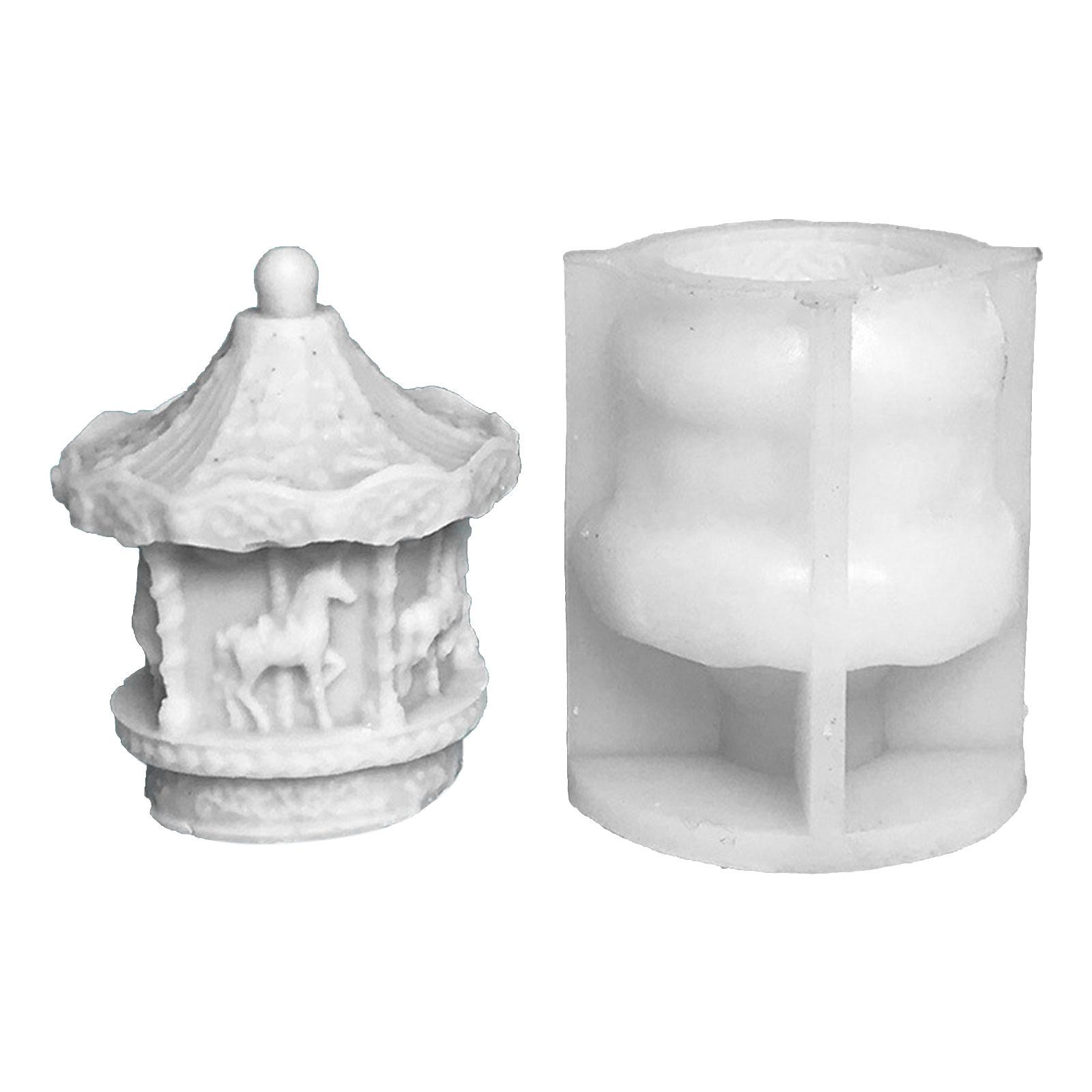 3D Geometric Candle Mold DIY Casting Mold Cylinder Candle Molds Cylinder Silicone Crafts Mould Candle Decorations Tools 1